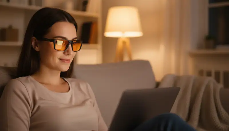 Blaulichtfilter Brillen: Besser schlafen