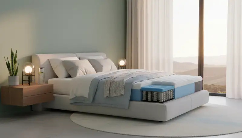 Gelmatratze: Kühl, druckentlastend, erholsam