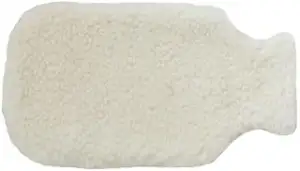 Wärmflaschenhülle 100% Schafwolle,ohne Wärmflasche,Größe:37x21cm wollweiß
