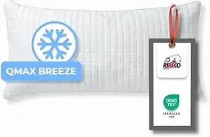 kühlender Kissenbezug ELSA, kühlender Kopfkissenbezug 40x80 cm, QMAX-Breeze Tech