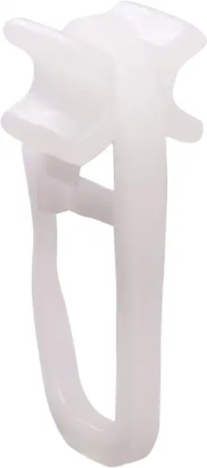 deco-raum Faltengleiter X-Gleiter 50 Stück mit Faltenlegehaken für Gardinenschie