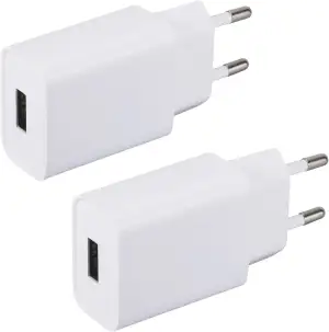 2er-Pack USB Netzteil 5V 2A USB Ladegerät Stecker Netzstecker Steckdosenadapter 