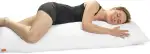 sleepling Seitenschläferkissen 40 x 200 cm, Body Pillow, langes Kissen mit Bezug aus 100 % Softer Mikrofaser, Schlafkissen Seitenschläfer, Füllmengengarantie, 60 Grad waschbar, Ökotex