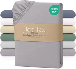 Tencel Spannbettlaken 100% Lyocell – Kühlend, Atmungsaktiv & Seidig Weich – Dünn