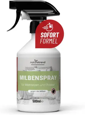 naturetrend Milbenspray für Matratzen und Polster 500ml - Haustierfreundlich, An