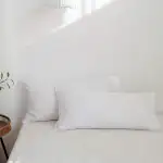 Simple&Opulence 2er Set Kissenbezug 40x80cm, 100% Vorgewasches Leinen, ÖkoTex Zertifiziert, Antiallergischer Atmungsaktiver Kopfkissenbezug, Weiß