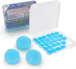 30 Stück Wiederverwendbare Silikon-Wachs-Ohrstöpsel 32dB Geräuschreduzierende Ohrhörer für Schlafen, Gehörschutz, Reisen, Konzerte, Schwimmen - Mit Hülle Aus Haltbarem Kunststoff - von Mobi Lock