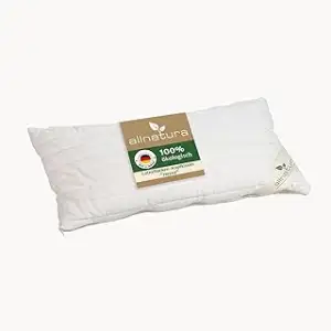 allnatura Hevea Latexflocken Kopfkissen 40x80 cm aus Naturkautschuk - orthopädis