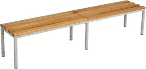 furni24 Sitzbank für Umkleideräume BxHxT: 200x42x40 cm, Umkleidesitzbank, Umklei