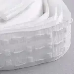 Gardinenband Kräuselband, Vorhangband zum Aufnähen, Faltenband für Gardinen, 75 mm Breit Karte a 3M