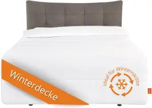 sleepling Energiespardecke, Winter Bettdecke 135x200, Winterdecke extra warm mit 1.685 gr. Füllgewicht, Winterbettdecke,100% Mikrofaser, Oeko-Tex, 60 Grad waschbar