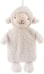 Wärmflasche Wärmebeutel Bettflasche im Überzug Schaf 750 ml 30x40 cm