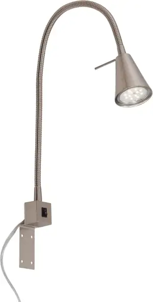 BRILONER - LED Leselampe mit Schalter am Gehäuse, schwenkbar, GU10 4,7W, 400lm, 