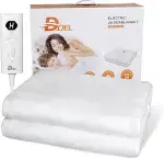 DOEL Heizdecke 160x140cm, Wärmeunterbett Doppel mit 10 Heizstufen, Elektrische Wärmedecke mit 3/1...