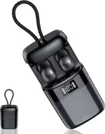 Bluetooth Kopfhörer, 2026 Mini Schlafkopfhörer Bluetooth 6.0 Mit Schlaftracker, 48 Std Seitenschläfer-Kopfhörer Mit Schlafmodus Und App, Integrierte Weißes Rauschen, Kopfhörer Kabellos für Schlaf