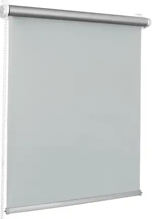 Verdunkelungsrollo Thermo Klemmfix ohne Bohren - 65 x 220 cm hellgrau - Fensterr