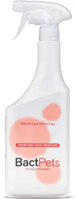 BactPro - BactPets Geruchs- und Fleckenentferner für Hunde und Katzen - Entfernt Urin von Textilien und Oberflächen - Professioneller biologischer Aktivator - Spray 700 ml