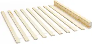 Inter Link - Lattenrost 90 x 200- Lattenrost auf Rolle - Latten für Einzelbett -