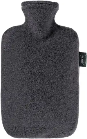 Fashy 6530 21 2007 Wärmflasche mit Vliesbezug 2 Liter