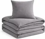 Premium Tencel™ Lyocell Bettwäsche Set 135x200 cm – Stonewashed, superweich, hypoallergen & atmun...