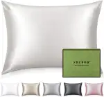 Adubor Seidenkissenbezug 40x80cm 100% Maulbeerseide Kissenbezugfür Haar und Haut - 22 Momme Seide...