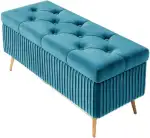 Sitzbank mit Stauraum, Bank am Fußende, Ottomane mit Stauraum, Gepolsterte Ottomane, Hocker mit P...