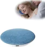 Kissenlautsprecher Bluetooth, 3-Geschwindigkeits Smart Timer, Mini Kopfkissen Lautsprecher mit Bluetooth 5.4, lang anhaltende Batterielebensdauer, Weißer Geräusch & Hi-Fi Sound (Blau)