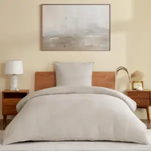 DAPU Leinen Bettwäsche, 100% Reiner französischer Flachs Atmungsaktives Bettwäsc