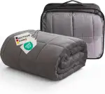 NYVI Gewichtsdecke NYVIGravity 135x200 cm - 7kg - Therapiedecke für Erwachsene - Anti-Stress, Besserer Schlaf - Entspannungsdecke aus Mikrofaser mit Glasperlen - Oeko-TEX 100 - Schwere Decke