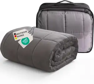 NYVI Gewichtsdecke NYVIGravity 135x200 cm - 7kg - Therapiedecke für Erwachsene -