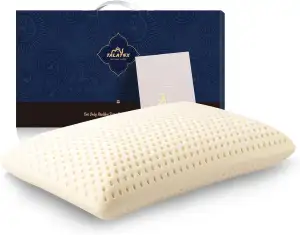 Talatex Talalay Kissen aus 100% Naturlatex, lindert Druck-, Nacken- und Schulter
