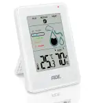 ADE Digitales Hygrometer innen mit Schimmelalarm | Feuchtigkeitsmessgerät mit Thermometer | große...