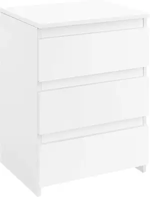Yaheetech Nachttisch Boxspringbett Nachtschrank Nachtkommode mit 3 Schubladen Sc
