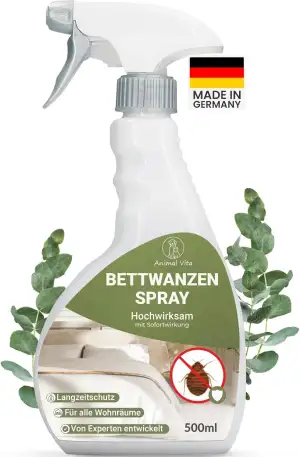 Bettwanzen Spray 500ml [hochwirksam & laborgeprüft] - wirksames Mittel gegen Bet