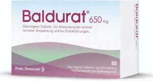 bei Schlafstörungen und Unruhezuständen: Baldrian Tabletten 650 mg, hochdosiert 