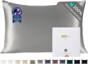 ZIMASILK Kissenbezug aus 100% Seide für Haare und Haut. Doppelseitige 19 Momme R