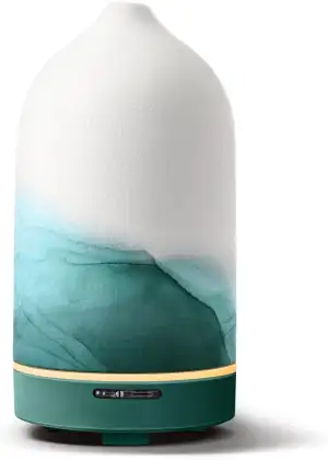 Aroma Diffuser für Ätherische Öle, 120ml Premium Handbeschichtung Keramik Aromat