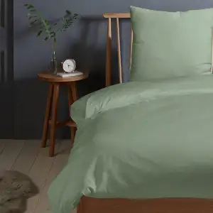 Pizuna 400 Fadenzahl aus Baumwolle Bettwäsche Staubiger Meeresschaum, 100% Langs