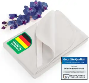 Blumtal® Premium Molton Matratzenschoner 160x200cm 100% Baumwolle - Oeko-Tex zer