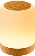 Auxmir Nachtlicht Nachttischlampe Touch Dimmbar mit 256 RGB Farben 5 Modi, 3000mAh Tischlampe Kabellos USB Aufladbar Timing Funktion, Tragbar LED Lampe Stilllicht Kinder für Schlafzimmer Wohnzimmer