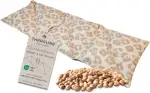 Theraline Kirschkernkissen groß 55x20 cm – Wärmekissen für Nacken, Schultern & Rücken mit 6 Kammern und Hülle aus 100% Baumwolle, Körnerkissen, Kirschkernkissen Mikrowelle (Leo)