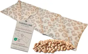 Theraline Kirschkernkissen groß 55x20 cm – Wärmekissen für Nacken, Schultern & R