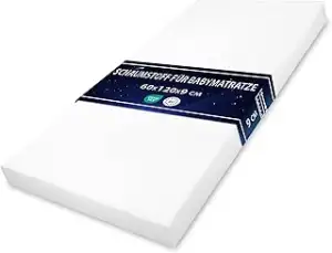 Matratze Kinderbett Schaumstoff Babymatratze 60x120 cm - Schaumstoffmatratze für