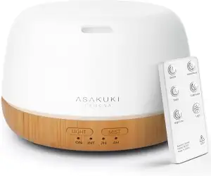 ASAKUKI Aroma Diffuser, 300ML Ultraschall Aromatherapie Diffusor für Ätherische 