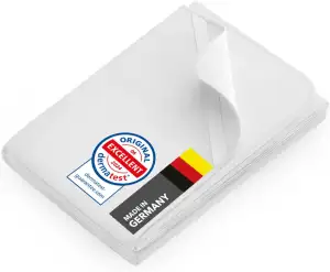 Dreamzie Premium Molton Matratzenschoner 80x200 cm – Matratzenschoner aus 100% Baumwolle – Oeko-Tex Zertifiziert – Matratzenschutz 80x200 cm – atmungsaktiv, geräuschlos & saugfähig