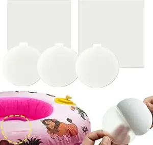 5-teiliges Reparaturset für transparente Pool-Flicken, wasserdichtes Reparaturse