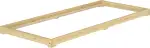 Erst-Holz®Bettrahmen Bodenbett Futon extra niedriges Holzbett 90x200 Kiefer lackiert V-60.47K-09Rollrost inkl.