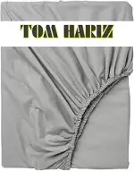 Spannbettlaken, 100% Baumwolle, für Doppelbett, elastisch, schnell trocknend, knitterfrei, mit ex...