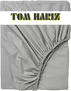 Spannbettlaken, 100% Baumwolle, für Doppelbett, elastisch, schnell trocknend, kn