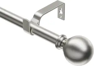 Gardinenstange Ausziehbar 76-350 CM, 19 MM Durchmesser Vorhangstange, Gardienens